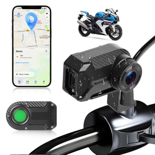 Cámara para Moto 1080P con Localizador para Rutas y Viajes Seguros