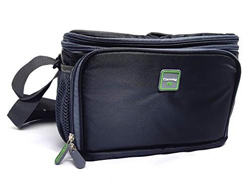 BOLSA TERMICA LANCHEIRA FITNESS MARMITEIRA MALA GRANDE COM 4 POTES E ACESSORIOS