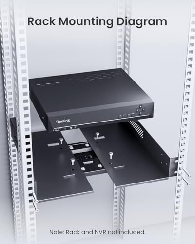 Image of Reolink NVR Bracket, Compatible with Reolink NVRs (e.g. RLN8-410, RLN16-410) & PoE Systems (e.g. RLK16-800B8、RLK8-1200D4-A), RLA-RM1