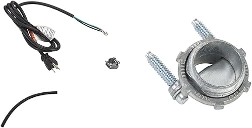 Whirlpool W11365011 Cable de alimentación y número de pieza 4396672 Conector Plata, 1 pulgada