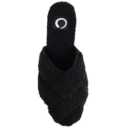 Journee Women's Faux Fur Sereena Slippers3