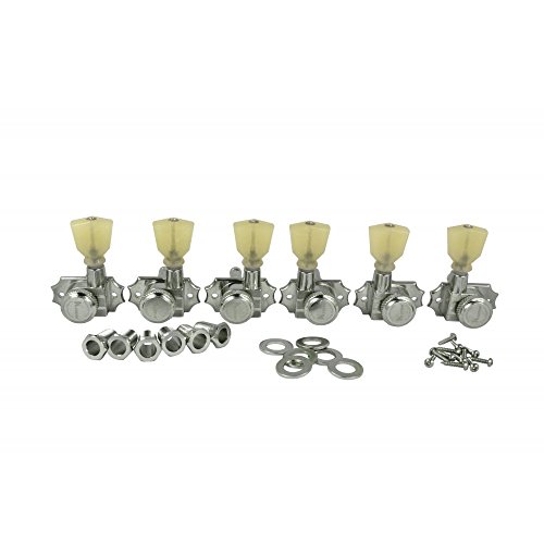 Kluson Revolution mécaniques haut de gamme moulées sous pression chrome et boutons keystone