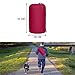 XIAPIA wasserdichte Hundematte für Outdoor, Waschbare Hundematte für Unterwegs, Antistatik, Hygienisch, Faltbares Hundebett, Große Reisedecke für Haustier 110x68 cm (Rot/Grau)