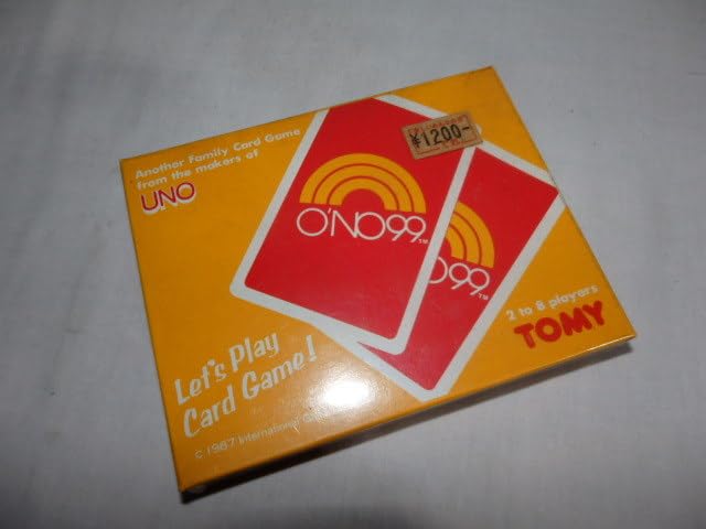 Amazon.co.jp: O'NO99 Ono 99 TOMY Card Game UNO Uno Retro Uno