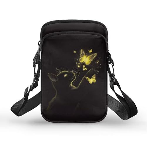 Double Layer Mini Crossbody Bag, Satchel Bags Handbag for Women Men