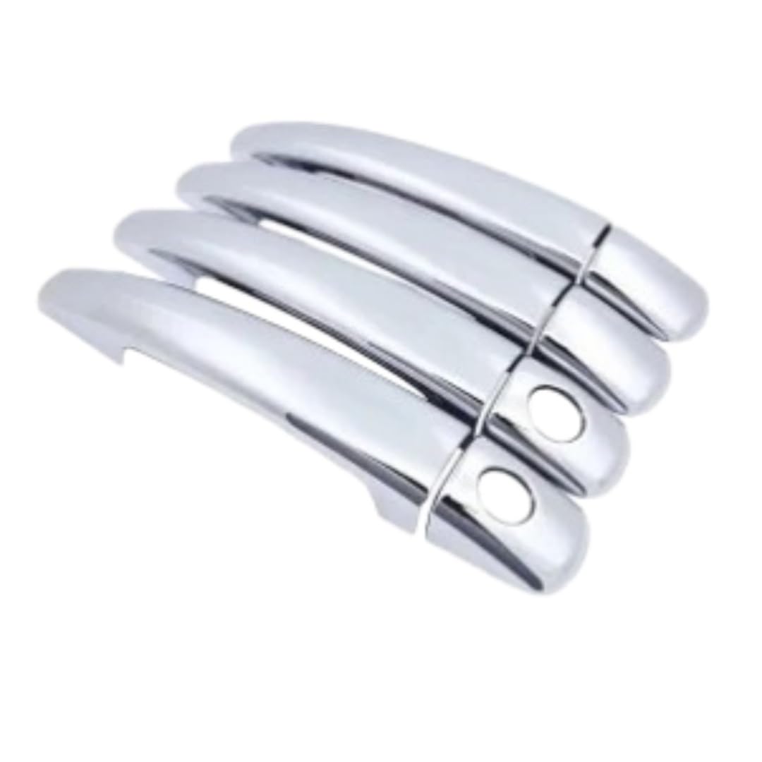 Wsx5fc 2Keyholes 4Door 1 Exterior Door Handles For 208 2012 2013 2014~2018 Car Accessories Door Handle Cover Stickers Style Anti-Scratch