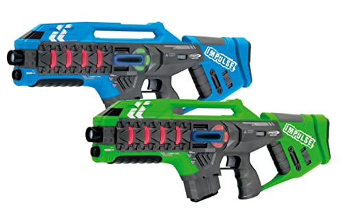 410084 JAMARA Impulse Laser Gun Rifle Set Bleu/Vert