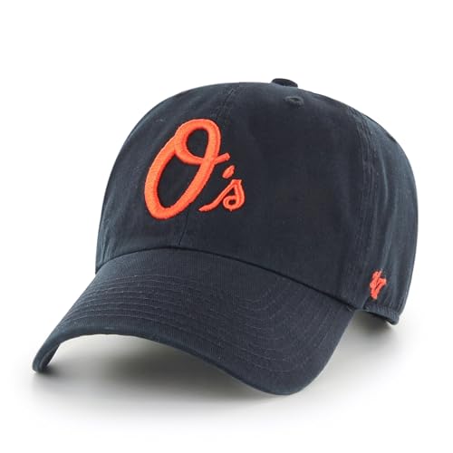 47 Brand MLB Baltimore Orioles Clean Up Cap - Black