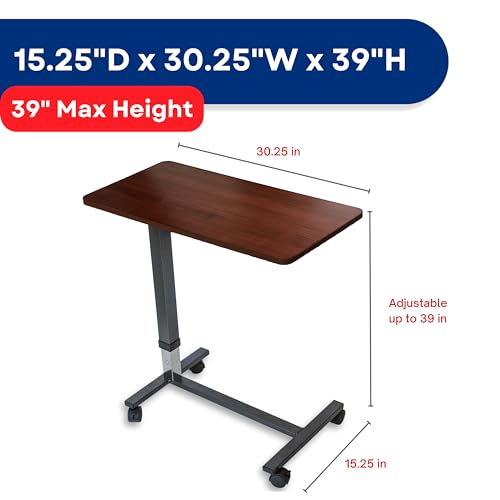 Rms Overbed Table (Xl) - Hospital Bed Table For Home Or Medical Use thumb #2