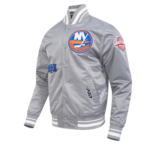 Image of Pro Standard Mens NHL Old English Satin Jacket