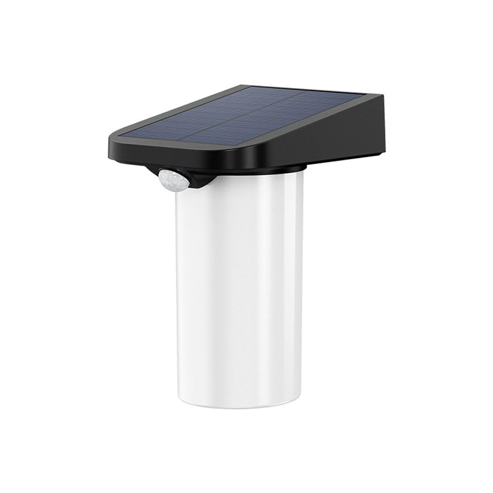 Applique solaire étanche IPX4 à capteur corporel et lumière chaude