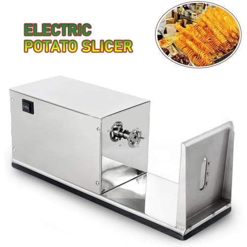 Máquina eléctrica para cortar papas en espiral acero inoxidable miniatura 4