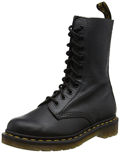 Dr. Martens, Womenâ€™s 1490 Virginia Eye Leather Boot, Black, 7 US Women
