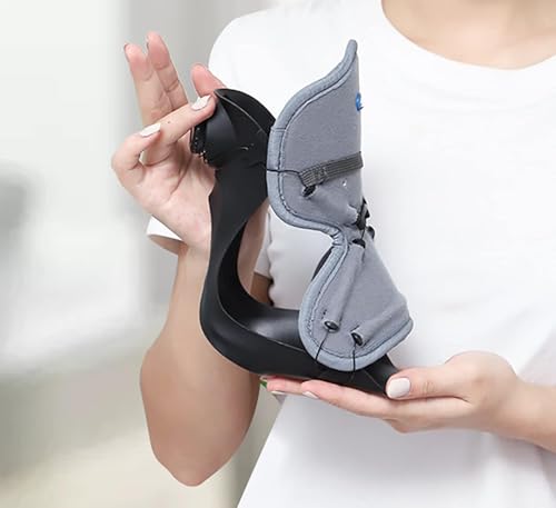 Soporte para pie caído, dispositivo de fijación AFO para caminar, correa de ayuda ajustable para fascitis plantar, dolor de pie de arco, soporte para tendinitis de Aquiles para mujeres y hombres