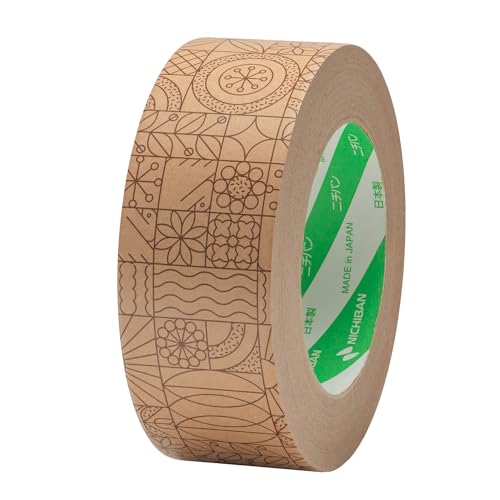 Nichiban 321P-45AZ5 Craft Tape Packaging Tape with Pattern, 1.8 inches (45 mm) x 166.4 ft (50 m) Grid