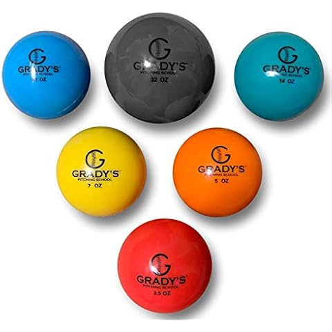 Juego de pelotas con peso Plyo Soft Shell de Grady's Pitching School Cover