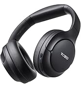 TOZO HT2 Hybrid Active Noise Cancelling Wireless Headphones, 60H Playtime Lossless Audio Over Ear...