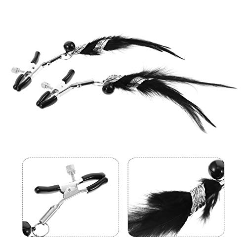 HEALLILY Grampo de mamilo, massageador de mamilo, anel falso para mamilo, sem piercing, anéis de mam