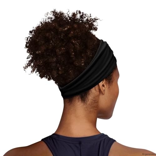Image of Forchrinse Sport Headband for Men Women 6 Pack Workout Sweatband Moisture Wicking Headband Travel Hair Wrap