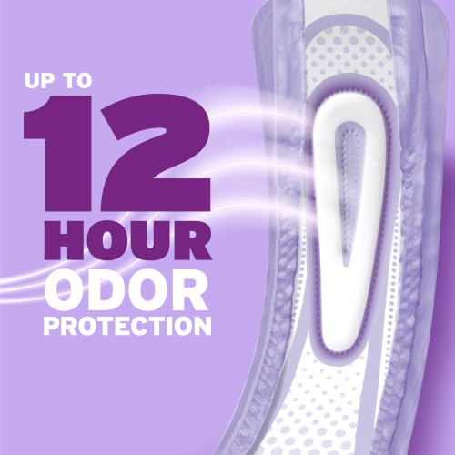 Image of Poise Ultra Thin Incontinence Pads for Women, 7 Drop, Long, 22 ct