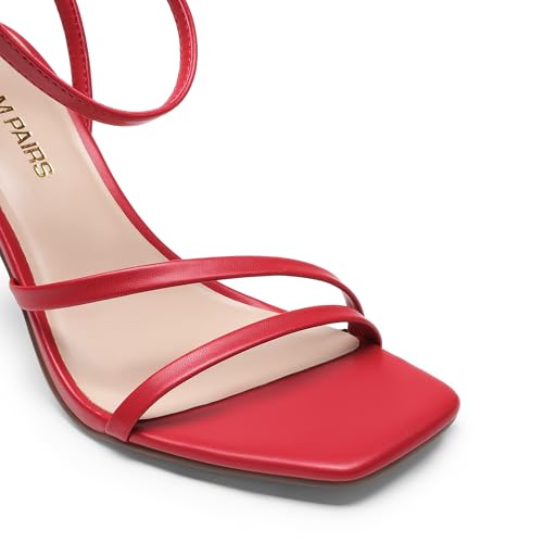 Image of DREAM PAIRS Women's Comfort Sexy Strappy Stiletto Heels
