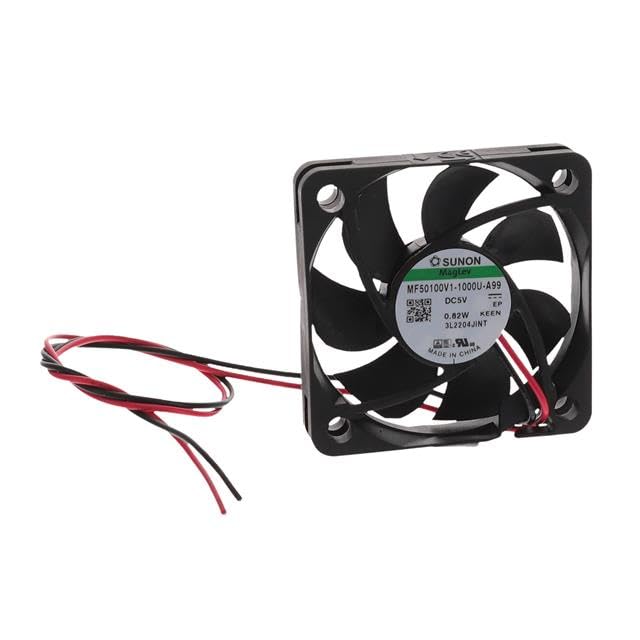 MF50100V1-1000U-A99 DC Fans, Fan Tubeaxial 5VDC Square - 50mm L x 50mm H Vapo-Bearing™ 13.8 CFM (0.386m³/min) 2 Wire Leads