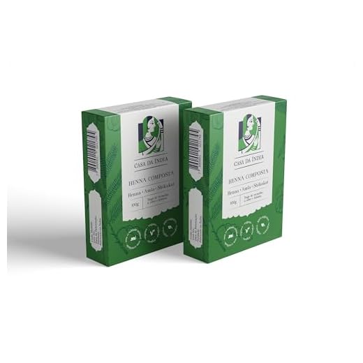 Kit com Duas Hennas Compostas