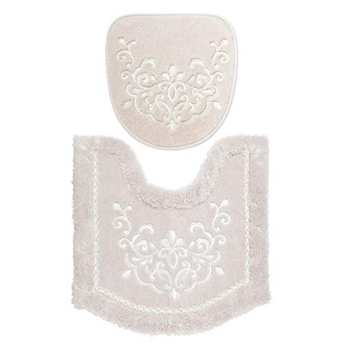 トイレタリー2点セットA ブリンク(大同) (トイレマット・フタカバー)グレー