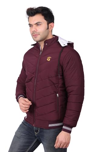 Image of Quark Export Quality Reversible Puffer Jacket in GLD Material best for Winterwear /Hiking /Biking /Camping /Mountaineering /Racing /Climbing /Tracking(Control Temperature up to 3 Degree Celsius.)(3C)
