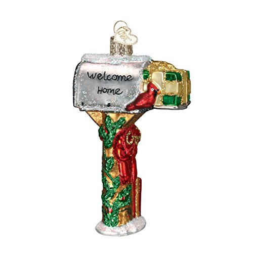 Old World Christmas Gifts Glass Blown Ornaments for Christmas Tree Welcome Home Mailbox