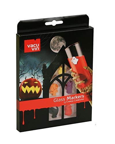 Vacu Vin Glass Markers, Creepy Creatures