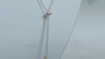 アクセサリー ANDRESED multi lariat necklace Amazon.com: Annika Bella Y Lariat Necklace, Silver Necklaces