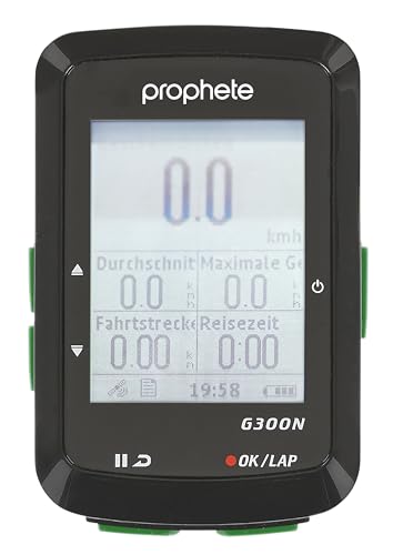 GPS de vélo PROPHETE ordinateur de bord rétroéclairé étanche avec batterie Li-ion
