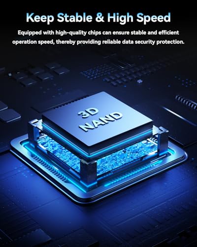 Image of Orlian 1TB External Portable SSD Solid State Drive USB 3.1 Gen 2 Up to 500MB /s High-Speed Solid State Drive for Phone, Windows, Android, PC and More