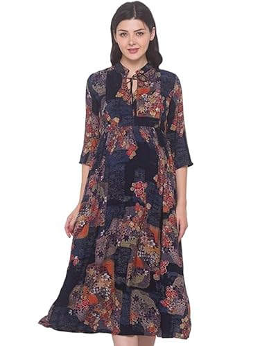 Image of AV2 Women's Rayon Relaxed Fit A Line Maternity Wear