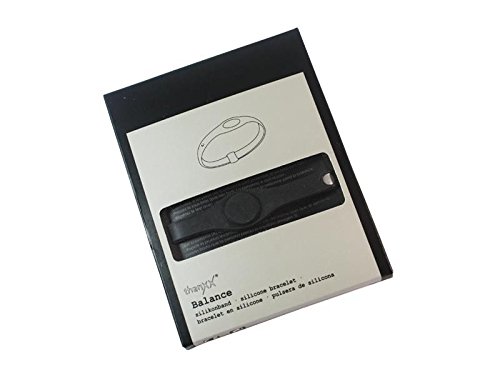 Balance Silikon Armband für verbesserte Balance, Flexibilität und Stärke (Größe LARGE, schwarz)