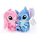LANZZ 2 Unids / Set Kawaii Stitch Muñeco De Peluche Juguetes Animales Lilo Y Stitch Muñeco De Peluche Lindo Stich Juguetes De Peluche para Niños Chico Regalo De Cumpleaños 20Cm