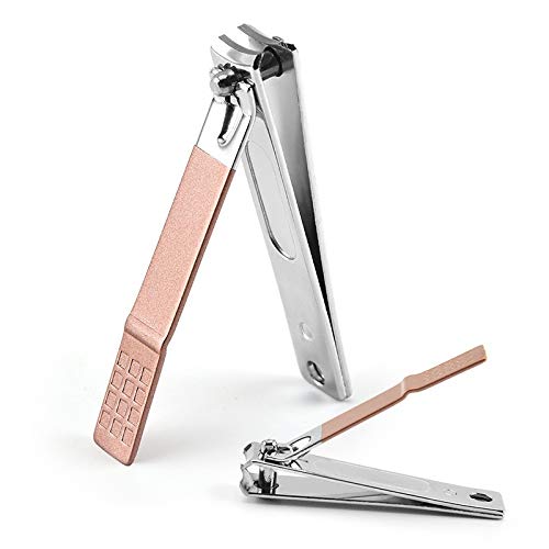 Zestaw obcinaczy do paznokci – 9 szt. profesjonalnych obcinaczy do paznokci, nożyczek, pęsety, łyżeczki do uszu, wielofunkcyjny zestaw do manicure z torbą do przechowywania urody i zdobienia paznokci