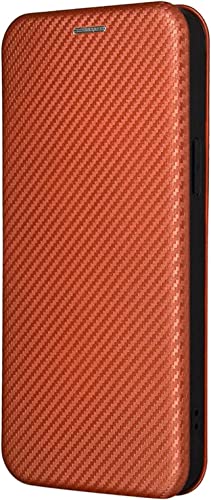 Étui portefeuille iPhone 14 Plus en cuir marron idéal pour voyager léger