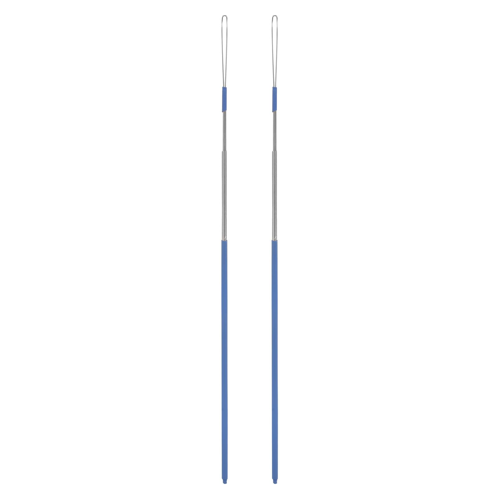 2Pcs Earwax Removal Picks Stainless Steel Earwax Pick Cleaning with Non-Slip Handle Hollow Ear- Spoon Set Reusable Ear