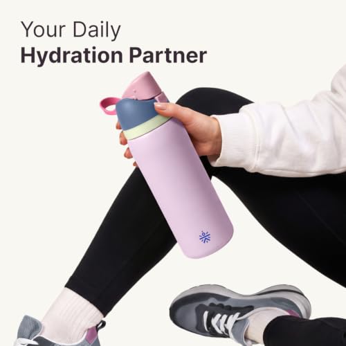 Image of CULT HydroLux Stainless Steel Water Bottle 710ml | Insulated Gym Flask for Women & Men | Leakproof Sports Sipper for Office, Travel & School Kids (Pink)