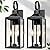 19" Large Outdoor Wall Light - Black Outside Wall Mounted Light Fixture, Exterior Farmhouse Wall Sconce Lantern 2-Light, Modern Porch Lighting Exterior Lamp for House, 2 Pack