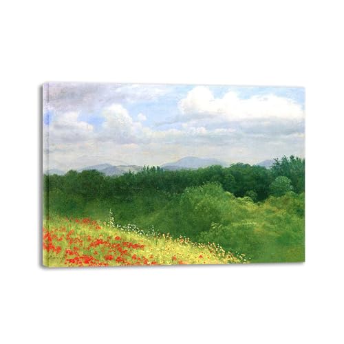 Peinture Wildflowers de Bierstadt pour embellir votre chambre ou bureau