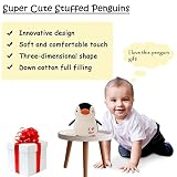 zhidiloveyou 9.84" Penguin Stuffed Animal Plush, Stuffed Baby Penguin Cute Toy for Girls Boys