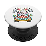 Hoppy Road Trip - Adorable lapin PopSockets PopGrip Interchangeable