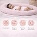 Aila + Aiden Baby Lounger | Organic Cotton Infant Lounger | Adjustable & Portable Floor Lounger | Supervised Use | Soft, Breathable, Washable Cover - Snuggle Collection - (Pink)