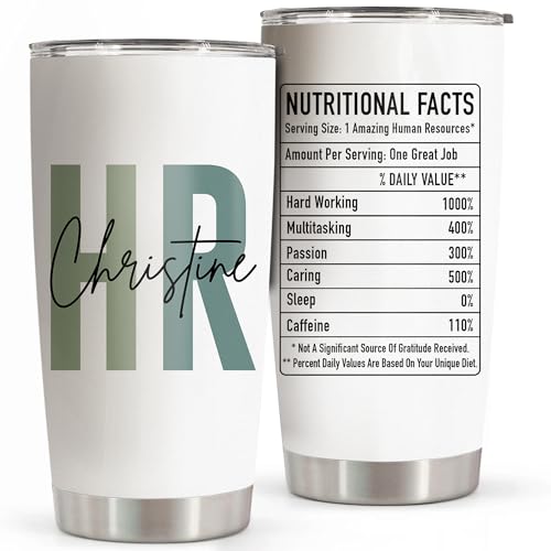 Halenzida17 Personalized Human Resources Gifts For Women Men Tumbler 20