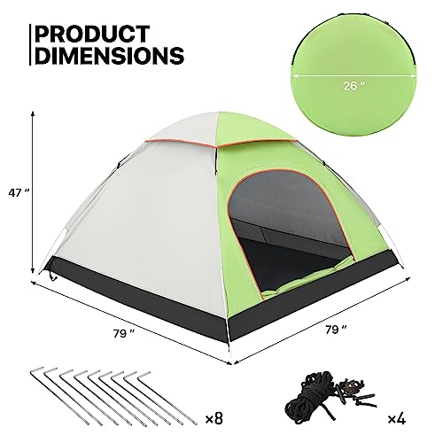 Compact Camping Chair and Tent Set for 1-2 People
