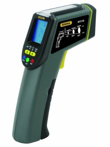 General Tools & Instruments IRTC50 Infrared Thermometer, Energy Audit Star Burst, 8:1