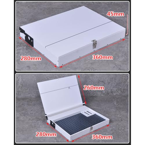 Banco da lavoro portatile per modellismo, postazione di lavoro di precisione con luce a LED e lente d'ingrandimento, per assemblaggio e costruzione di hobby